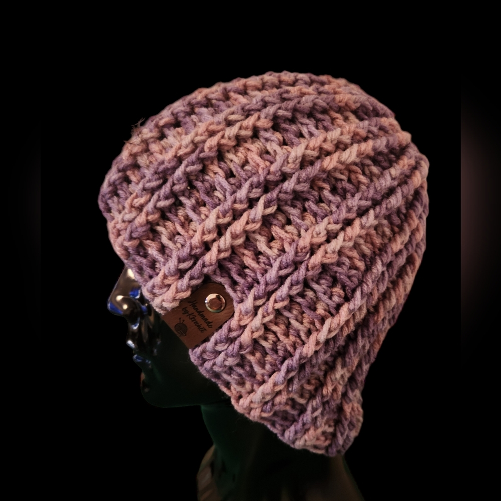 Men's Crochet Ribbed Beanie